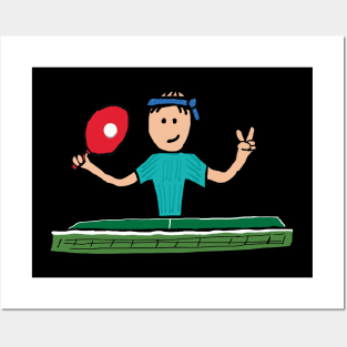 Table Tennis Posters and Art